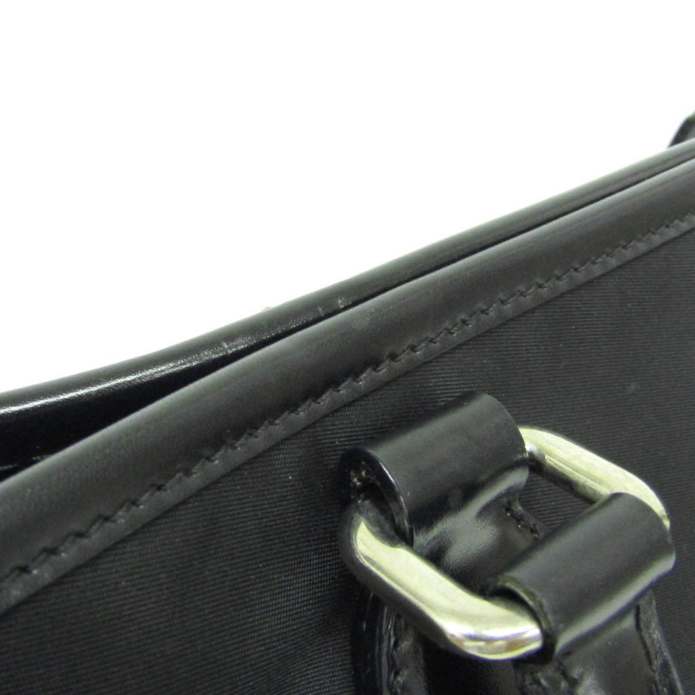 Prada Tessuto + Vitel BR3411 Women's Nylon,Leather Tote Bag Black - Picture 12 of 16